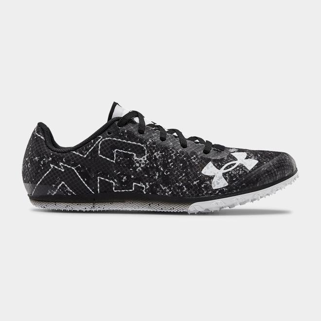 Under Armour Brigade XC Low Spikeless - Panske Bezecke Topanky - Čierne/Biele